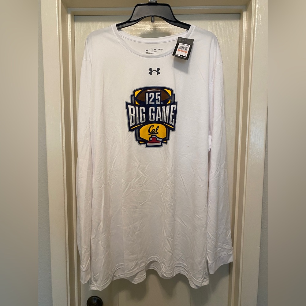 Cal Stanford 125th Big Game official team issued long sleeve 3XL Under Armour